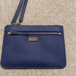 Navy Kate Spade Wristlet